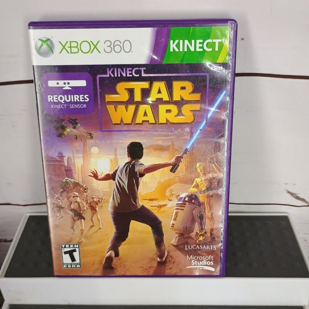 Kinect Star Wars Xbox 360 Game With Case & Manual By LucasArts